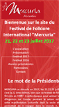 Mobile Screenshot of festivalmercuria.fr